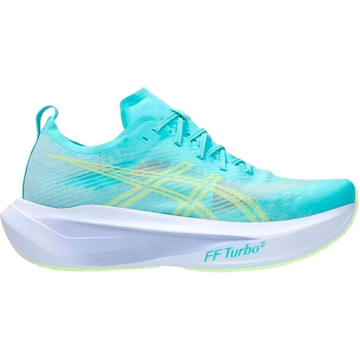 Asics Megablast, Laufschuhe für Herren mit FF TURBO™-Zwischensohle, atmungsaktivem Mesh-Obermaterial und griffiger Asicsgrip™-Außensohle, normaler Schuhweite, ca. 440 g (Paar)