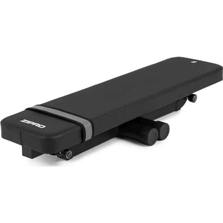 Zipro klappbare Trainingsbank Plank, Flachbank mit Tragegurt und Befestigungsgurt, Belastung 230kg, multifunktionale Hantelbank – Bild 2