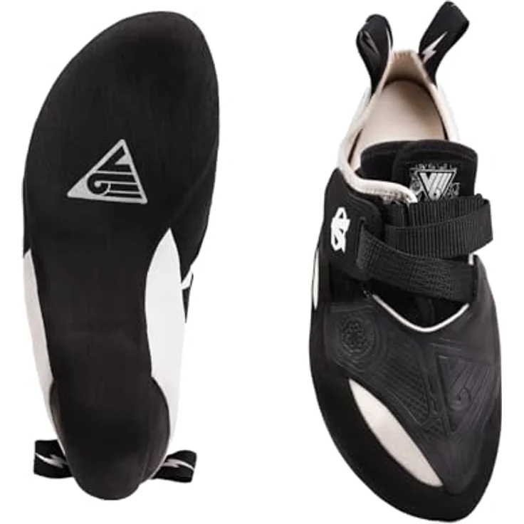 Evolv V6, Herren Kletterschuhe, vielseitige Boulderschuhe für Fortgeschrittene, Größe 42, Grau – Bild 5