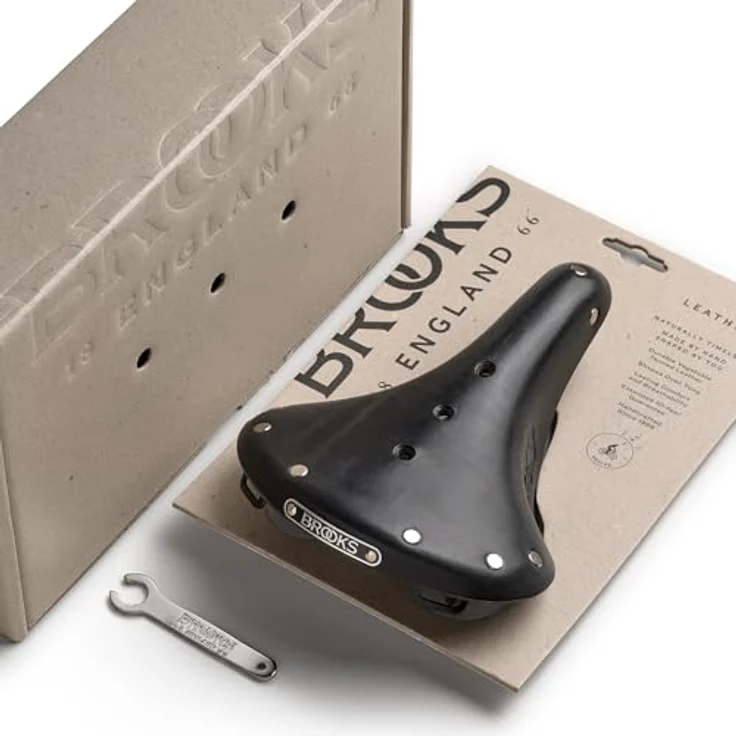 Brooks England B17, Velosattel für Langstrecken-Sporttouren, schwarz – Bild 8