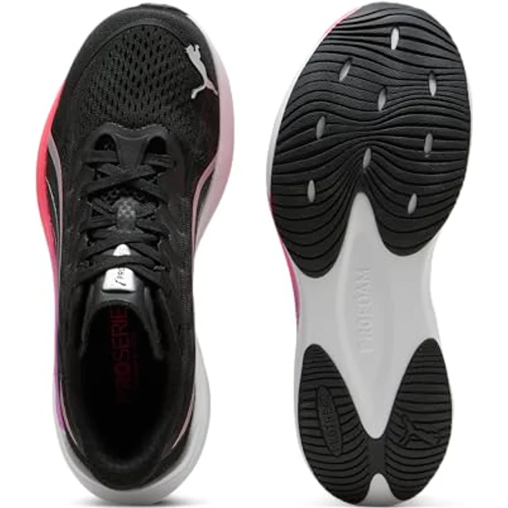 PUMA Darter Pro 2, Laufschuhe mit ProFoam Dämpfung, Schwarz, Größe 40 – Bild 4