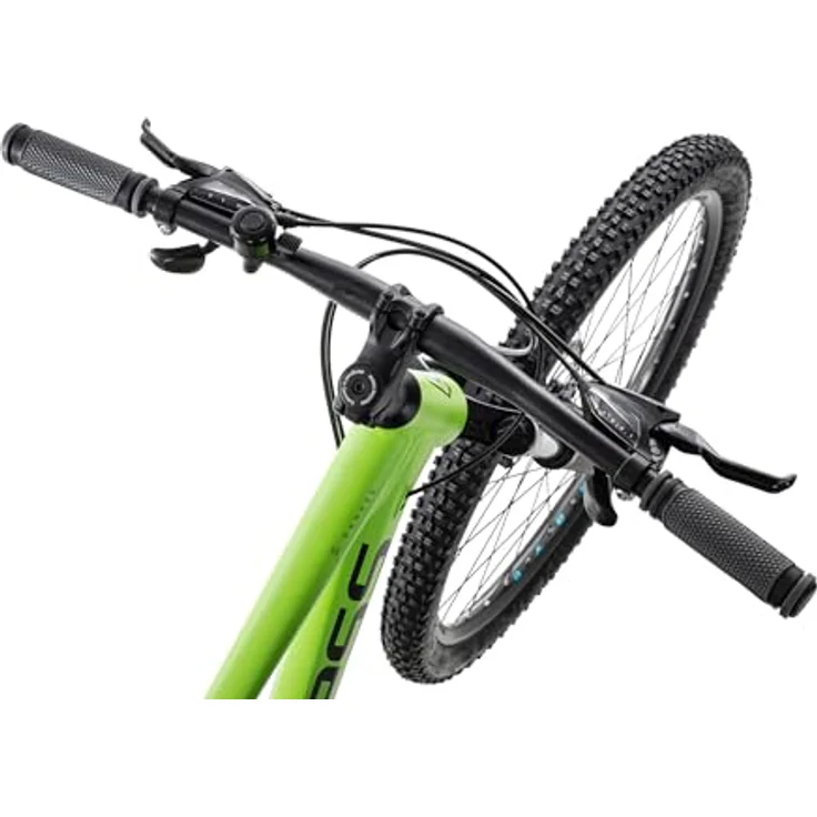 Axess SANDEE Hardtail Mountainbike für Einsteiger, 29 Zoll, Aluminiumrahmen, grün, 14-Gang Shimano Schaltung, Tektro Scheibenbremsen – Bild 6