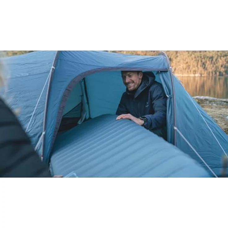 Robens Iceshield 55, Isomatte mit umweltfreundlicher TPU-Konstruktion und abgerundeten Lufttaschen, 775 g, schwarz – Bild 7