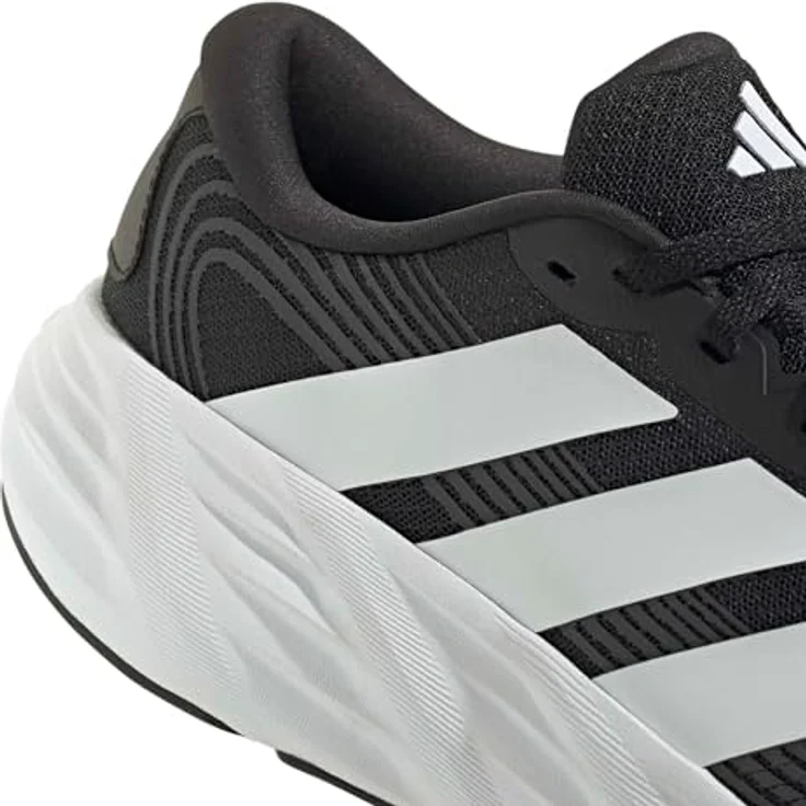 Adidas Galaxy 8, Laufschuhe für Herren, Atmungsaktives Obermaterial, Core Black/White/Carbon – Bild 6