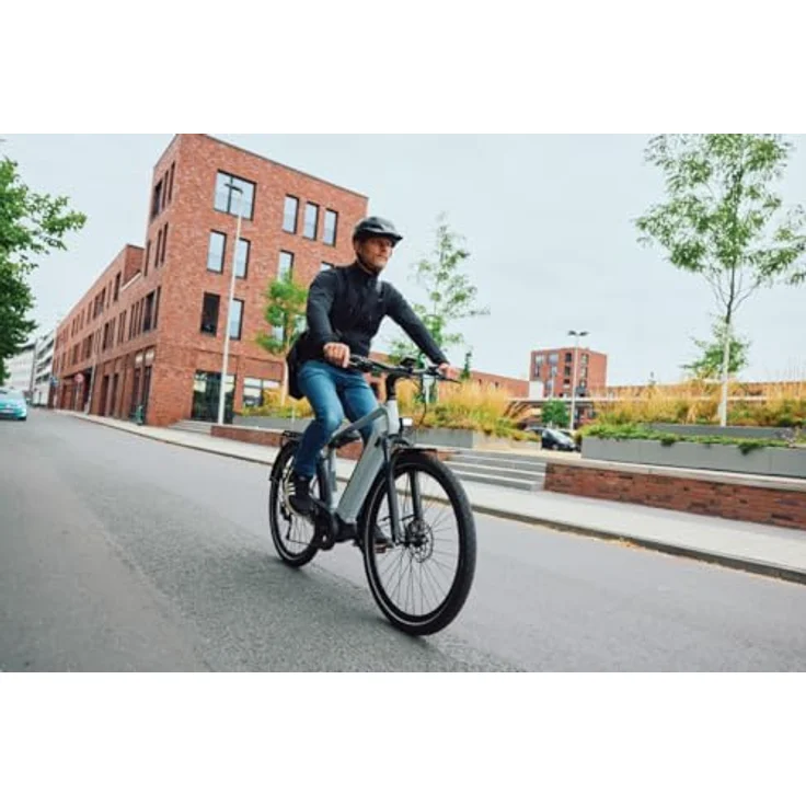 Trelock Lighthammer 60, Fahrradbeleuchtung mit 80 lm, StVZO-zugelassen, automatischer Umschaltung zwischen Tagfahrlicht und Abblendlicht, inklusive abnehmbarem Reflektor und ZL 410 Halter – Bild 3