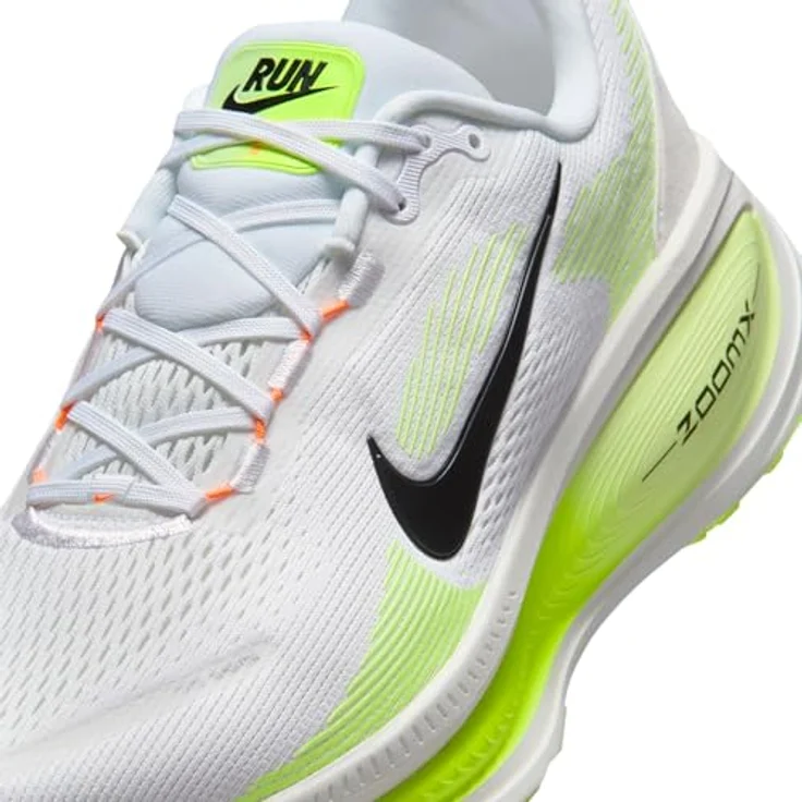 Nike Vomero 18, Laufschuhe für neutrale Pronation, atmungsaktives Mesh-Obermaterial, gepolsterte Innensohle, Weiß, EU 45 – Bild 2