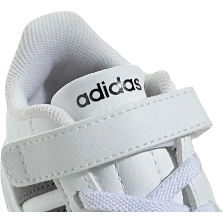 Adidas JQ6145_240, Babyschuhe mit Klettverschluss, Gummiaußensohle, Cloud White/Core Black – Bild 6