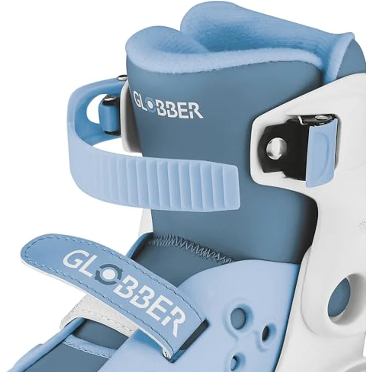 Globber Quad-Skates Jungen, Blau, verstellbar in den Größen 26-29, mit PU-Rollen und Klettverschluss – Bild 2