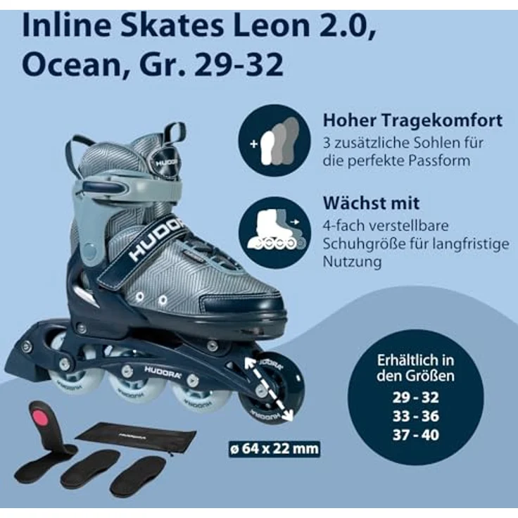 Hudora, Inline Skates, (29, 30, 31, 32) – Bild 2
