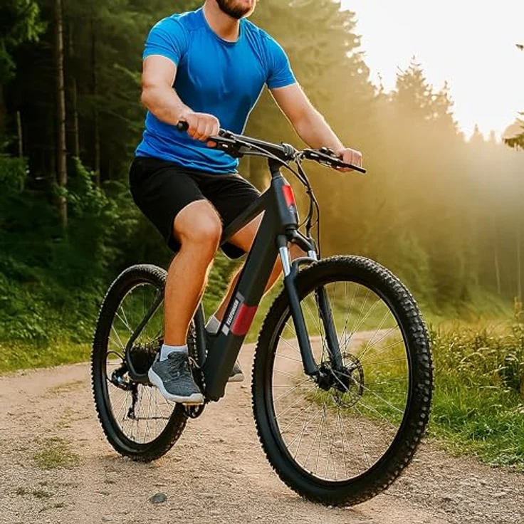Telefunken E-Bike Aufsteiger M919, 29 Zoll E-MTB mit 7 Gang Shimano Tourney Schaltwerk, Heckmotor und 468 Wh Akku – Bild 6