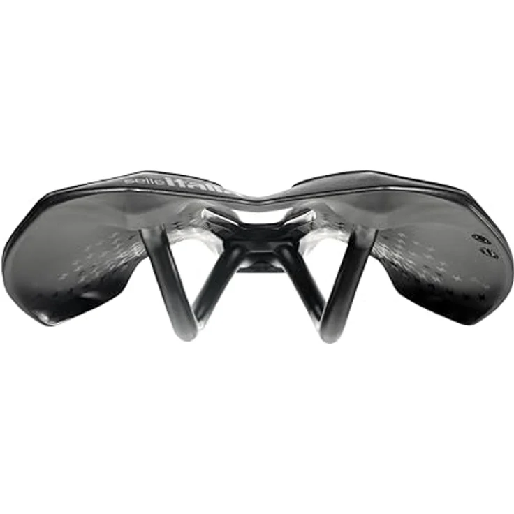 Selle Italia SLR Advan Rennrad-Sattel, Manganstahl-Rahmen, Superflow-Aussparung, optimale Polsterung, Größe L3, Schwarz – Bild 4
