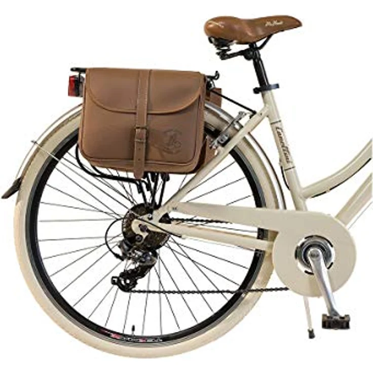 Via Veneto by Canellini Fahrrad Citybike CTB Damen Vintage Retro Via Veneto Aluminium (Creme, 50) - 28" Rad, Shimano TX50 6-Gang Schaltung, leichtes Rahmen aus Aluminium – Bild 2