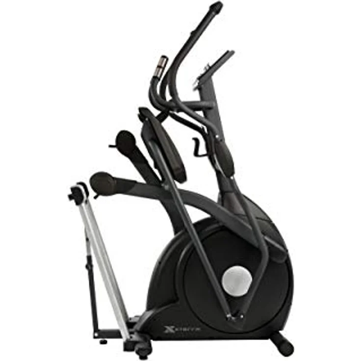 XTERRA Crosstrainer Ellipsentrainer XE 88 (klappbar), 10 kg Schwungrad, 32 Stufen Widerstandseinstellung, Gelenkschonend, Schwarz – Bild 3