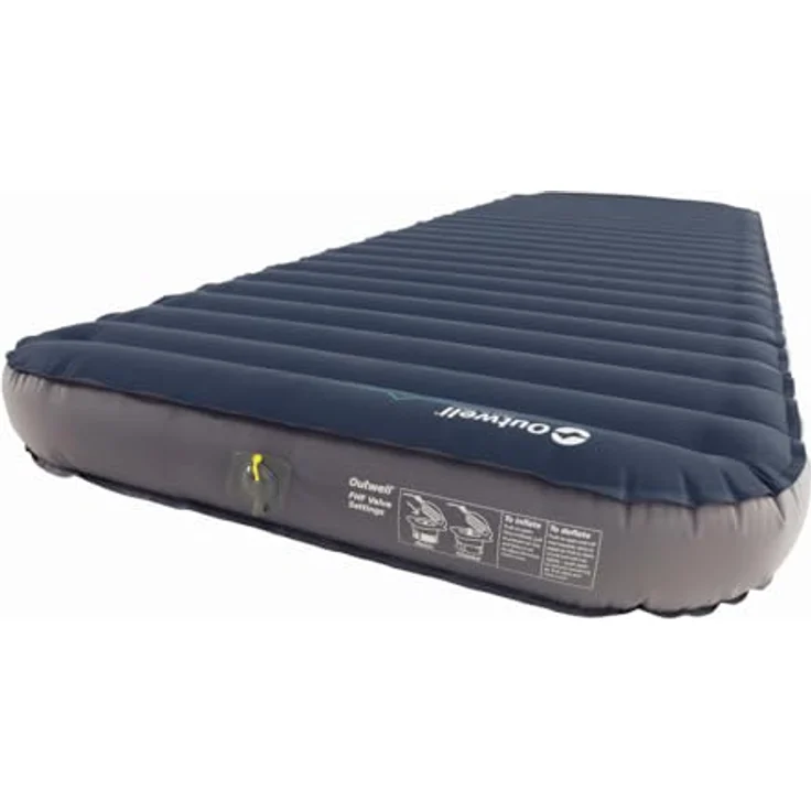 Outwell Dreamscape Insulated Single, Thermomatte mit 3D-Form, PFC-frei und Isofill Premium-Isolierung, ideal für Frühjahr bis Herbst – Bild 3