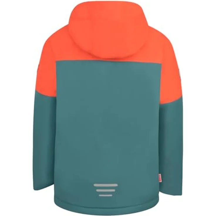 Trollkids Eikedalen Jacket 116, Wasserdichte und atmungsaktive Skijacke, Stormy Blue, mit verstellbarer Kapuze und mehreren Taschen – Bild 2