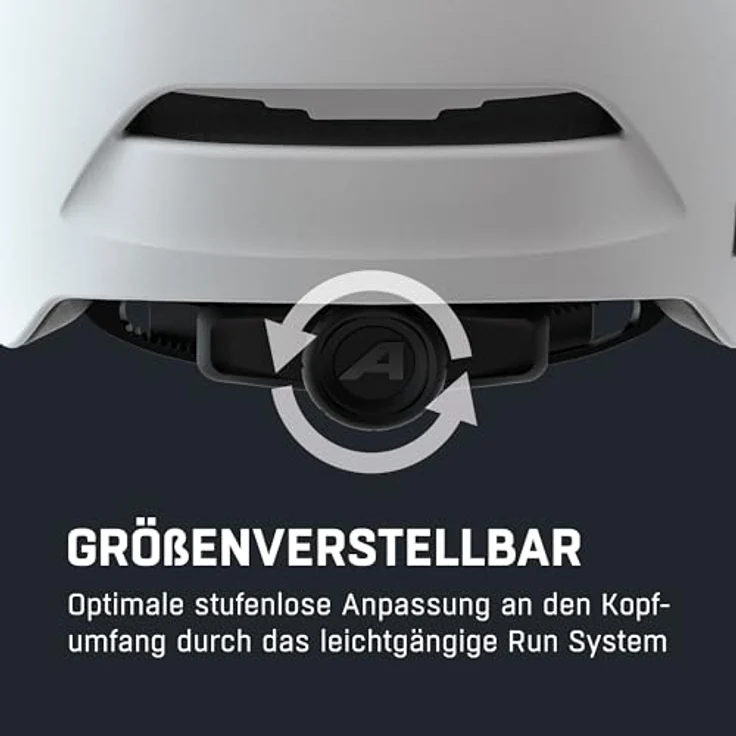 Alpina SOHO Visor V, Urban Fahrradhelm für City-Fahrer, weiß, 51-56 cm, mit Hi-EPS und 9 Lüftungsöffnungen – Bild 5