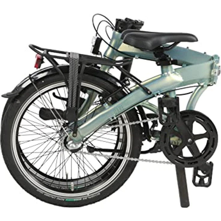 U.GO Unisex-Adult Dare i3 Klappräder, Grun, Uni - Aluminiumrahmen, Shimano Nexus 3-speed, Alpine Green – Bild 2
