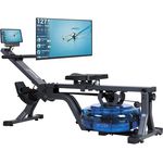 Skandika Wasserrudergerät Nemo Compact | Wasser Rudergerät klappbar mit Wasserwiderstand, App kompatibel, LCD-Computer, platzsparend, aufstellbar, bis 130 kg | Rudermaschine für Zuhause