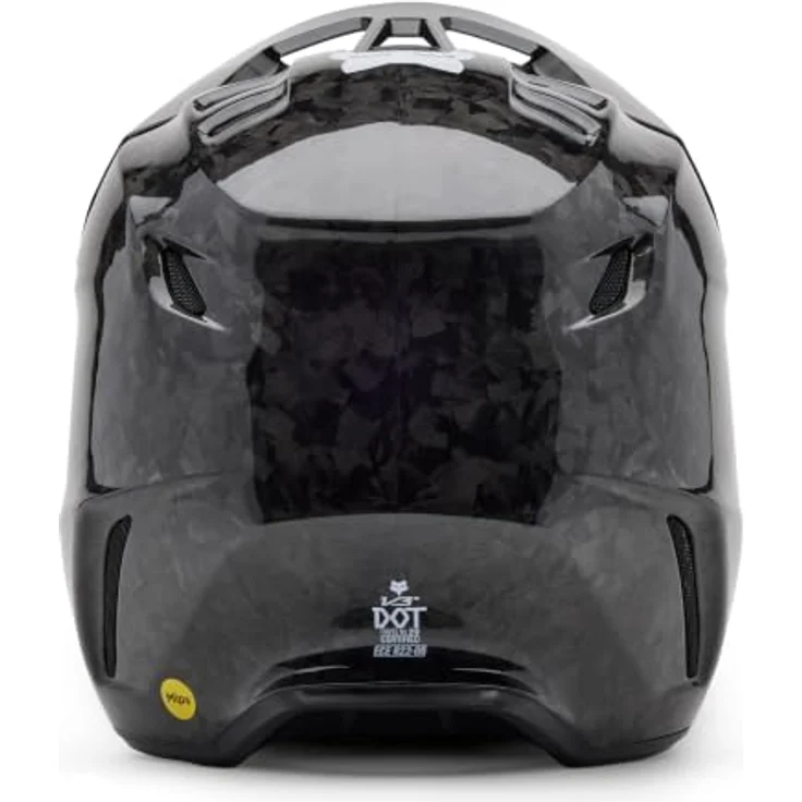 FOX V3 RS Carbon Solid MIPS Motocross Helm, schwarz, mit Karbonfaserschale und MIPS-System, Größe S (55/56) – Bild 4