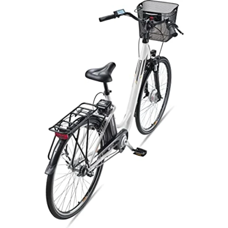 TELEFUNKEN E-Bike Damen 28 Zoll Elektrofahrrad - Pedelec Citybike Alu, Frontmotor 250W, 10,4Ah 36V Akku, RC830 Multitalent, schwarz – Bild 3