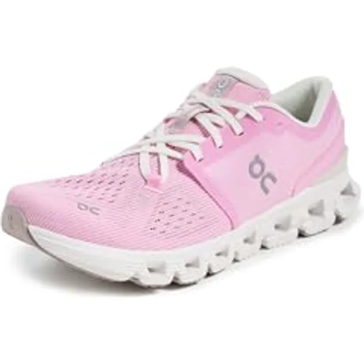 ON Cloud X 4 Damen Laufschuhe, leichte Allround-Laufschuhe mit CloudTec®-Dämpfung, pink, EU 41