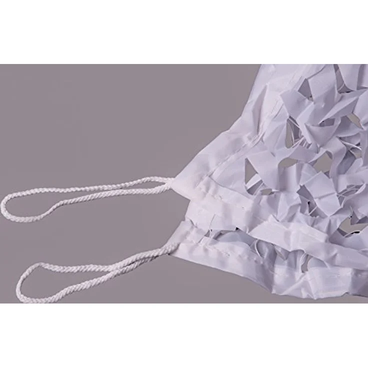 NINAT Tarnnetz Camouflage Netz 2Mx3M Weiß, 3D-Laubdesign für effektive Tarnung, ideal für Jagd und Outdoor-Aktivitäten – Bild 4