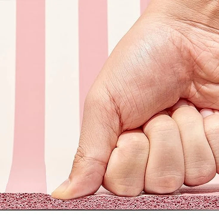 adidas Performance Yogamatte 10mm Hazy Rose, mit elastischem Tragegurt für optimale Stabilität und Komfort – Bild 6