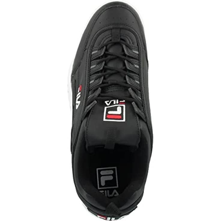Fila Disruptor Low, Wanderschuhe aus Kunstleder mit rutschfester Laufsohle und atmungsaktivem Design, weiß – Bild 2