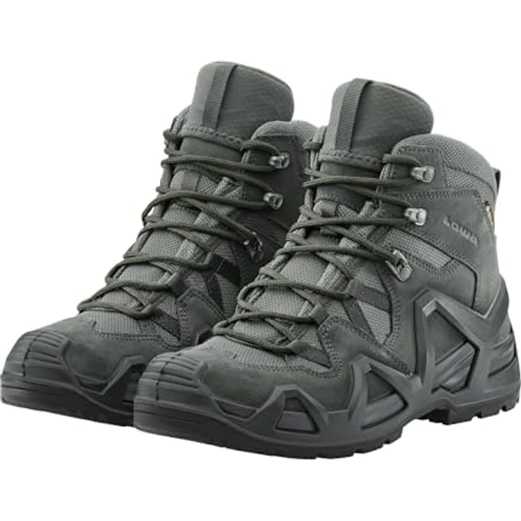 LOWA Zephyr MK2 GTX Mid Stiefel, Veloursleder, GORE-TEX® Professional, Grau, Größe 42 – Bild 5