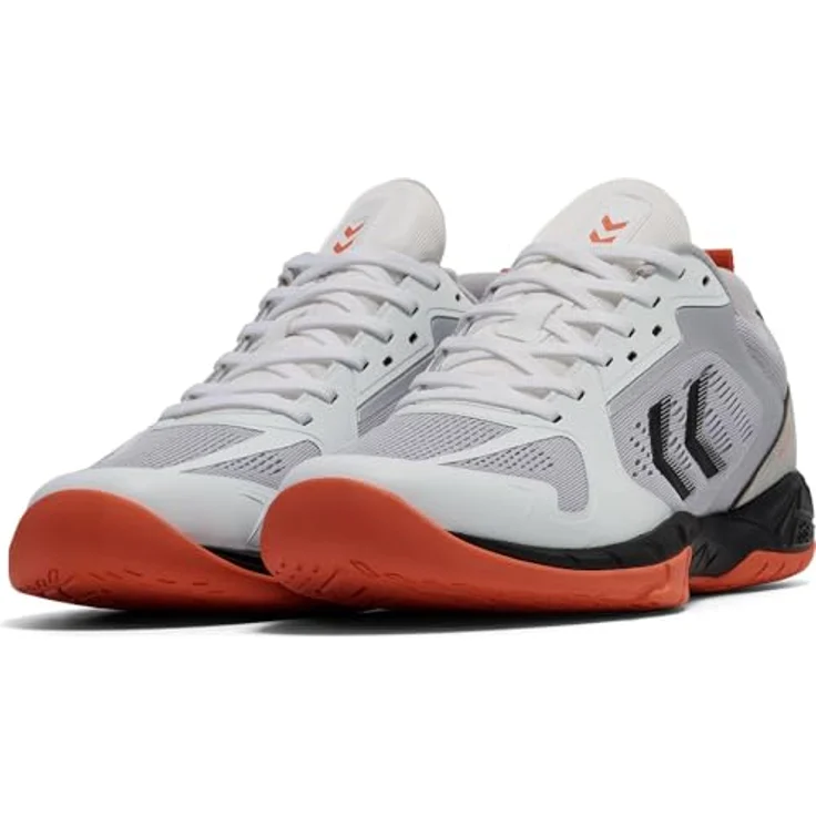 Hummel Speed Court, Hallenschuhe aus technischem Mesh mit REACH LX Technologie, weiß/grau/schwarz/rot, Schuhgröße 46.5 EU – Bild 5