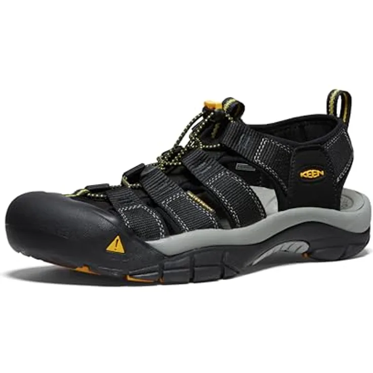Keen Newport H2, Herren Sandalen mit starker Dämpfung, schwarz, Größe 43