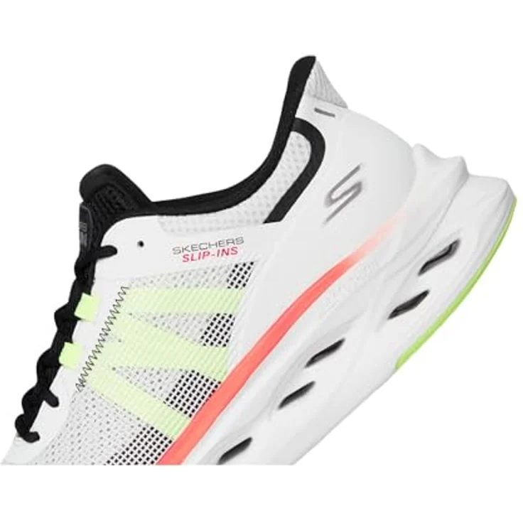 SKECHERS MAX CUSHIONING GLIDE, Laufschuhe mit Heel Pillow-Technologie, weiß – Bild 6