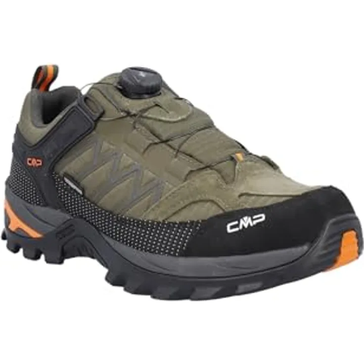Campagnolo CMP Rigel Low Fitgo Wanderschuhe WP, vielseitige Trekking Schuhe in Grün, Größe 46