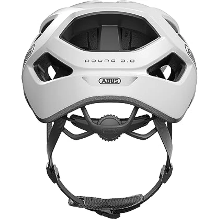 ABUS Fahrradhelm Aduro 3.0 - Stilvolles Design für sportliche Touren - Weiß, Größe L – Bild 3