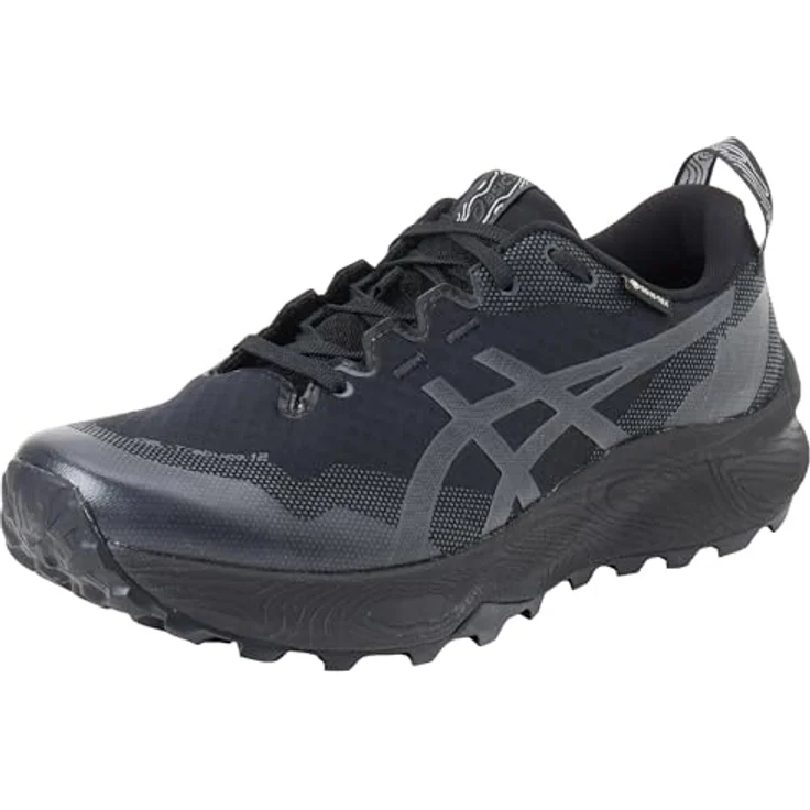 ASICS Performance Gel Trabuco 12 GTX, Damen Wanderschuhe mit GORE-TEX Membran und ASICSGRIP Technologie, Schwarz – Bild 1