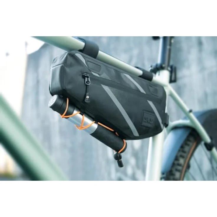 SKS Velotasche Rahmentasche, 2.70 l, wasserabweisend mit reflektierenden Elementen und Packschlaufe – Bild 2