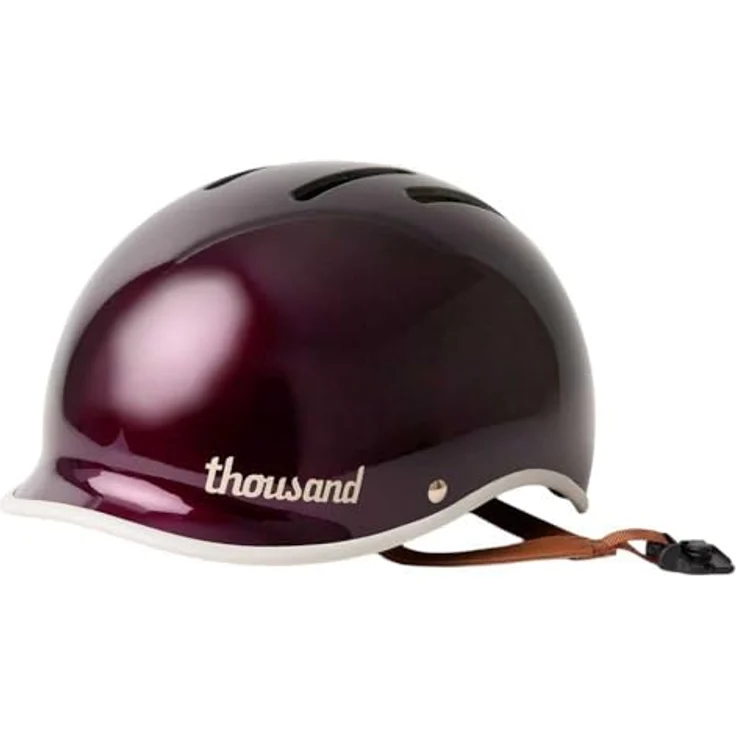 Thousand Heritage 2.0 City-Fahrradhelm M (57-59 cm) mit optimiertem Belüftungssystem, magnetischem Einhandverschluss und Chic-a-Cherry-Cola Design – Bild 1