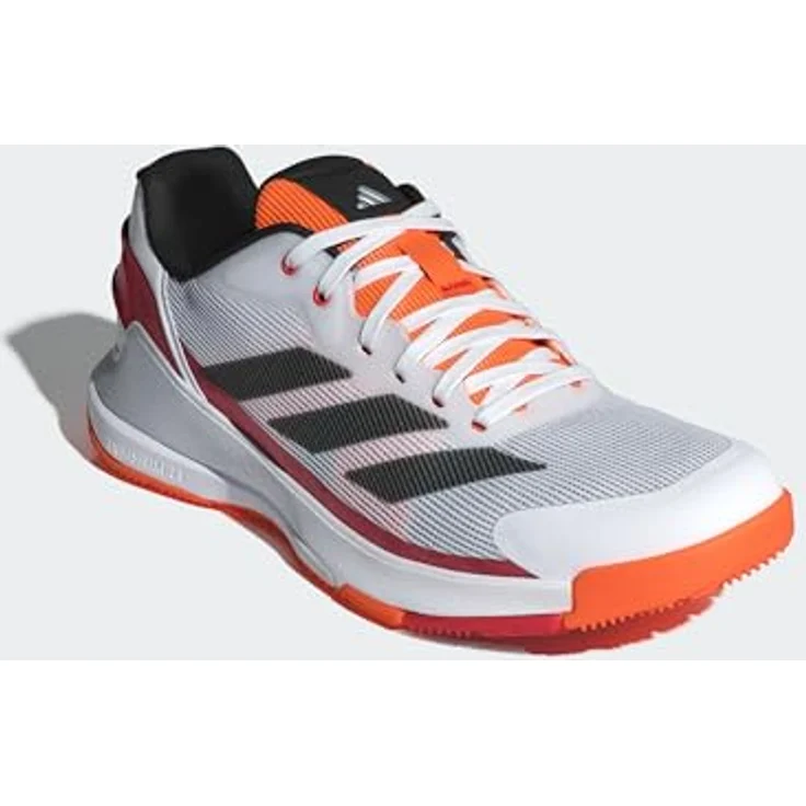 adidas Crazyquick Laufschuhe JR4647-NARANJA für Herren, leichte Konstruktion mit Lightstrike Dämpfung und griffiger Adiwear Außensohle, Cloud White / Core Black / Lucid Orange – Bild 6