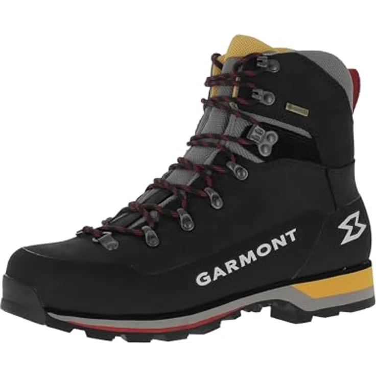 Garmont Nebraska II GTX, Wasserdichte Wanderschuhe aus 1,9 mm Nubukleder, Schwarz – Bild 1