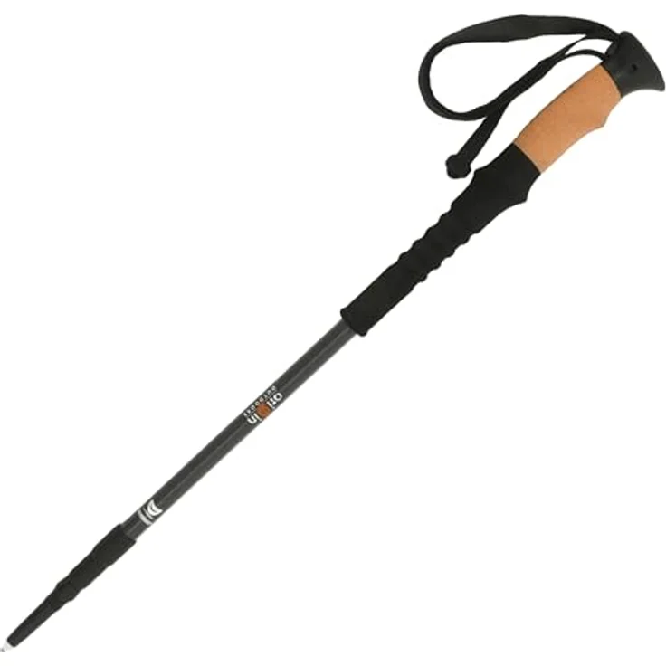 Origin Outdoors Twist-Lock Trekkingstöcke, Mehrfarbig, mit ergonomischen Griffen und austauschbaren Tellern für unterschiedliches Gelände – Bild 2