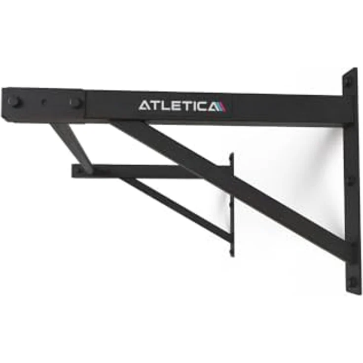 Atletica K1 Klimmzugstange | Stabil mit 11 kg Eigengewicht | Wandmontage | 150 kg Trainingsgewicht | 121 cm breit | Set mit Schrauben und Dübeln – Bild 2