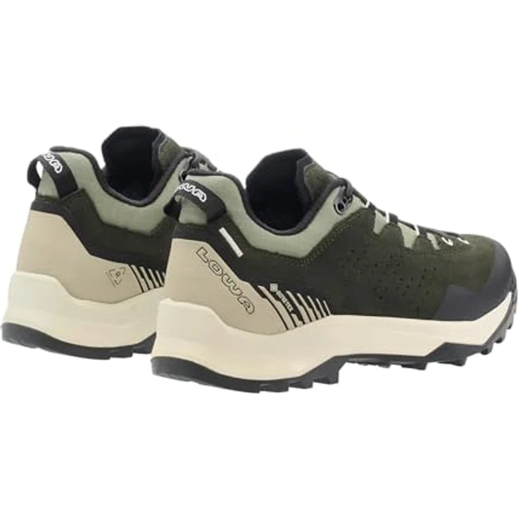 Lowa EXPLORER GTX LO Damen Outdoorschuh, wasserdicht und atmungsaktiv, dunkelgrün/panna – Bild 4