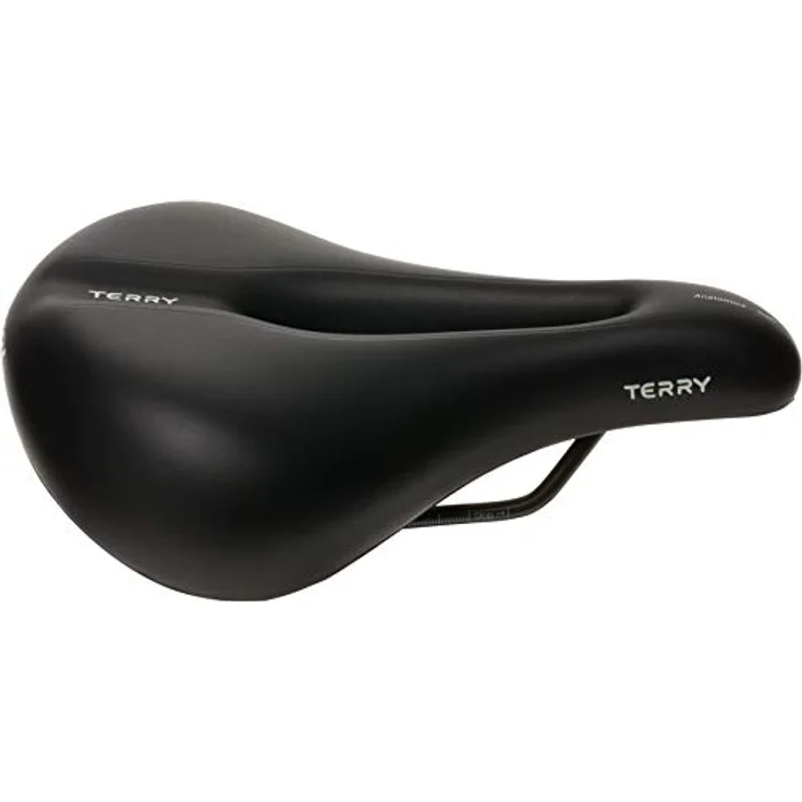 Terry Anatomica, Fahrradsattel mit 3-Zonen-Komfortprinzip, 220 mm breit, für City/Commuting, schwarz – Bild 5