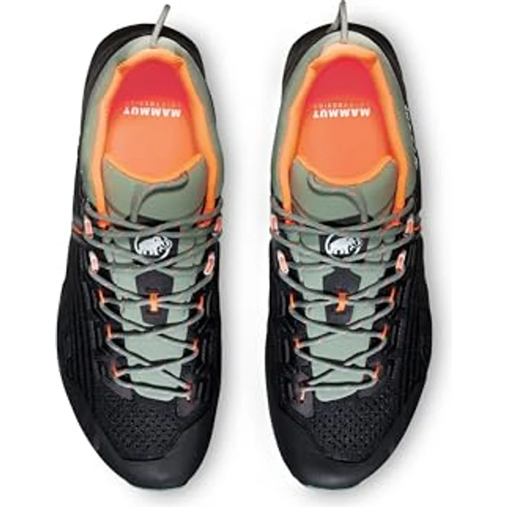 Mammut Alnasca Knit III Low, Herren Wanderschuhe mit Vibram Megagrip Außensohle, Schwarz, Größe 43.5 – Bild 4