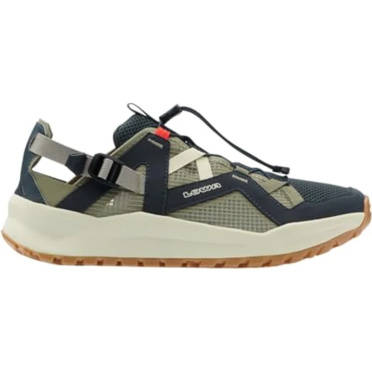 Lowa Kaloya Vent, Multifunktionsschuhe mit Mesh-Obermaterial, Schnellschnürung und Dynaeva®-Zwischensohle, Navy/Seegras, Größe 46 – Bild 2