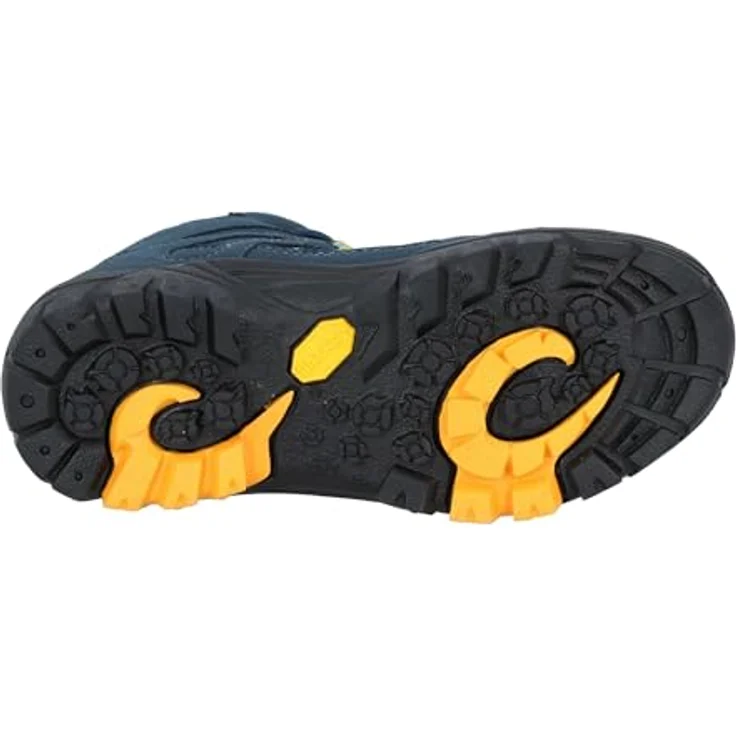 Brütting Ohio High, Jungen Wanderschuhe mit regulierbarer Schnürung und rutschfester Vibram-Laufsohle, Blau – Bild 6