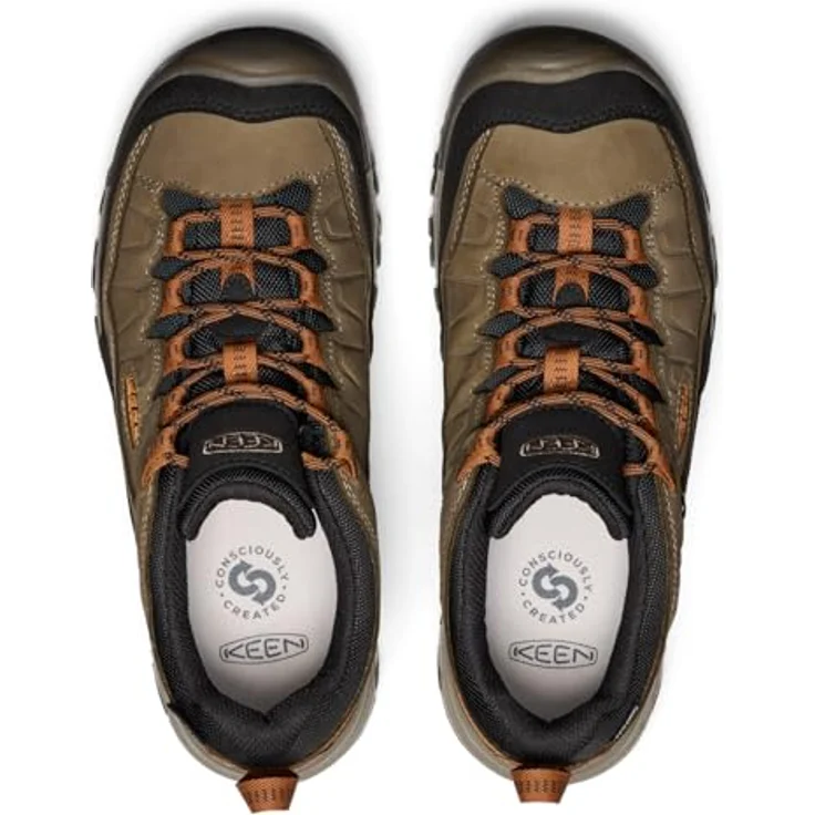 KEEN Targhee IV WP, Wanderschuhe für Herren, wasserfest, grün - sea turtle/roasted pecan – Bild 5