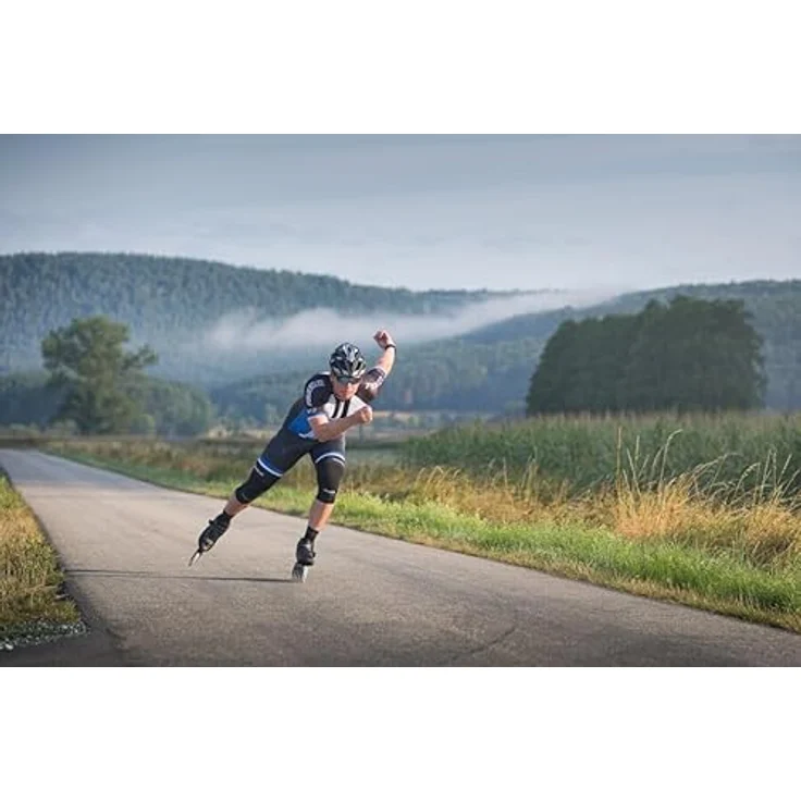 Powerslide R2 100, Inline-Speedskate mit 4x100mm Rädern, Magnesiumrahmen und WICKED ABEC 7 Lagern, Größe 45 – Bild 6