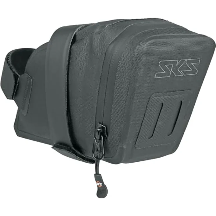 SKS Velotasche (0.75 l), Satteltasche mit Easyzip-Reißverschluss, reflektierenden Elementen und verstärktem Rücken