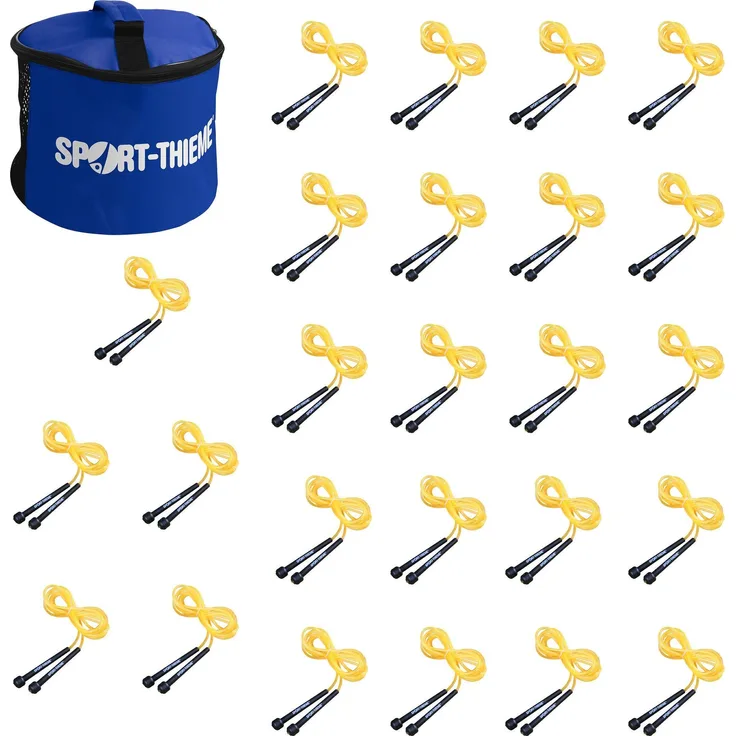 Sport-Thieme Speed Rope-Set Classic, elastisches Springseil für Fitnesstraining, individuell kürzbar, für Erwachsene